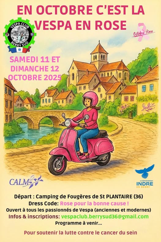 2ème Concentration Vespa dans le Berry